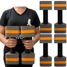 Kit 2 Pares de Halteres Hidroginástica Em EVA 2 A 3 Kg DF4012-CZ Cinza/Laranja Dafoca Sports