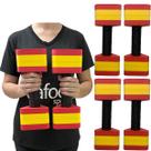 Kit 2 Pares de Halteres Hidroginástica Em EVA 2 A 3 Kg DF4012-VM Vermelho/Amarelo Dafoca Sports