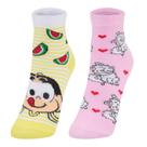 Kit 2 Pares de Meia Soquete Turma da Mônica 31 ao 34 Infantil Cia da Meia Kit 2 Pares de Meia Soquete Turma da Mônica 31 ao 34 Infantil Cia da Meia