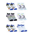 Kit 2 Pares de Meias 23/27 Kids Cano Curto Looney Tunes Pernalonga e Patolino Sortidos (004LNKC23272) Hoahi