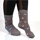 Kit 2 Pares de Meias Feminina Inverno Grossa Macia Cano Alto