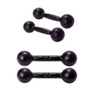 Kit 2 Pares Halter Bola 1kg e 2kg Pintado Ferro Original