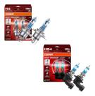Kit 2 Pares Lampada Osram Night Breaker Laser H4 + Hb4