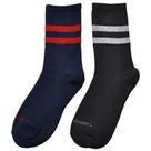 Kit 2 pares meia can med list hor 39-43