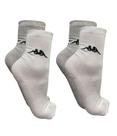 Kit 2 pares meia casual algodão kappa cano longo unissex - tam 39-44