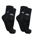 Kit 2 pares meia casual algodão kappa cano longo unissex - tam 39-44 Kit 2 pares meia casual algodão kappa cano longo unissex - tam 39-44