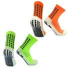 Kit 2 Pares Meia Esportiva Futebol Antiderrapante Profissional Profissional Tipo Trusox Anti Lesão