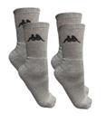 Kit 2 pares meia esportiva kappa cano longo atoalhada - tam 39-44 Kit 2 pares meia esportiva kappa cano longo atoalhada - tam 39-44