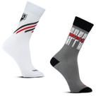 Kit 2 Pares Meia Juvenil Casual Futebol Clube São Paulo