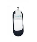 Kit 2 pares Meia Sapatilha Lupo 3287-088 Invisível com Silicone.