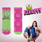 Kit 2 Pares Meia Soquete Hello Kitty Licenciada Adulto Kuromi Keroppi 34 a 39 -