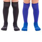 Kit 2 Pares Meião Futebol Infantil e Juvenil Cores Sortidas