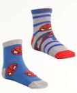Kit 2 Pares Meias Infantil Soquete Homem Aranha Marvel-76798