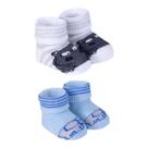 Kit 2 pares meias Recém Nascido Bebê