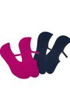 Kit 2 Pares Meias Sapatilha Selene Feminina Pilates K7700 Kit 2 Pares Meias Sapatilha Selene Feminina Pilates K7700