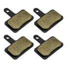 Kit 2 Pares Pastilhas de Freio a Disco Compatíveis Shimano MTB Bicicleta Alta Durabilidade Sem Mola