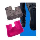 Kit 2 Pares Protetor de Calçado Impermeável Silicone Ultraelástico Antiderrapante Moto Chuva Lama Reforço Marcha Dobrável Reutilizável