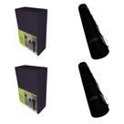 Kit 2 Pares Resistente Bloco + Tapete Yoga Preto Evamax Kit 2 Pares Resistente Bloco + Tapete Yoga Preto Evamax