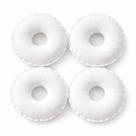 Kit 2 Pares Rosquinha para Seios Amamentação Algodão 100% Antialérgica Protetor Mamilo Lactante Conf