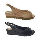 Kit 2 Pares Sandália Anabela Super Conforto Moda Pé 01 Kit 2 Pares Sandália Anabela Super Conforto Moda Pé 01