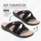 Kit 2 Pares Sandália Chinelo Feminino Massageador Esporão Kit 2 Pares Sandália Chinelo Feminino Massageador Esporão