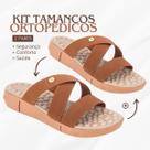 Kit 2 Pares Sandália Chinelo Feminino Massageador Esporão Kit 2 Pares Sandália Chinelo Feminino Massageador Esporão