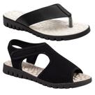 Kit 2 Pares Sandália Chinelo Ortopédico Feminino Rasteira Massageadora Confortável Macia