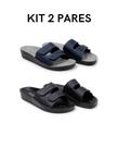 Kit 2 Pares Sandalia Feminina Chinelo Ortopédico Confortavel Anatomico