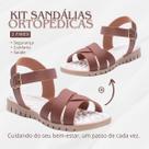 Kit 2 Pares Sandália Ortopédica Anatômica Para Esporão Macia Kit 2 Pares Sandália Ortopédica Anatômica Para Esporão Macia