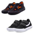 Kit 2 Pares Sandália Papete Infantil Preta E Tênis Menino Casual Escolar Gatatuya