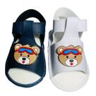 Kit 2 Pares Sandálias Urso Para Bebê Menino
