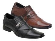 Kit 2 Pares Sapato Social Masculino Duo