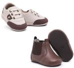 Kit 2 Pares Sapato Tênis Masculino Bebê Infantil Menino Recém Nascido Kit 2 Pares Sapato Tênis Masculino Bebê Infantil Menino Recém Nascido