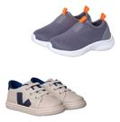 Kit 2 Pares Tenis Anatomico Infantil Casual Menino Elastico Kit 2 Pares Tenis Anatomico Infantil Casual Menino Elastico