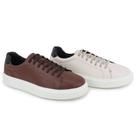 Kit 2 Pares Tênis Casual Vicker em material ecológico Kit 2 Pares Tênis Casual Vicker em material ecológico