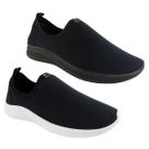 Kit 2 Pares Tênis Feminino Casual Confortável Leve Macio Ortopédico Dia a Dia