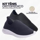 Kit 2 Pares Tênis Feminino Casual Confortável Leve Macio Ortopédico Dia a Dia