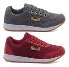 Kit 2 Pares Tênis Feminino Confortável Macio Leve
