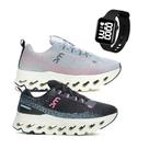 Kit 2 Pares Tenis Feminino Esportivo Confortável Caminhada Academia +Relógio Smart