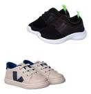 Kit 2 Pares Tenis Infantil Casual Menino Calce Facil Leve