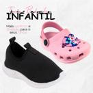 Kit 2 Pares Tênis Infantil Menina Calce Fácil e Babuche Personagem Stitch Sandália Confortável Macia Kit 2 Pares Tênis Infantil Menina Calce Fácil e Babuche Personagem Stitch Sandália Confortável Macia