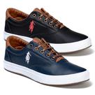kit 2 pares tenis masculino da polo Open casual dia a dia kit 2 pares tenis masculino da polo Open casual dia a dia