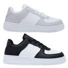 Kit 2 Pares Tênis Sneakers Casual Feminino e Masculino Moda Blogueira