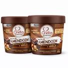Kit 2 Pasta de Amendoim Choc ao Leite e Avelã QVITA 450g