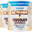 Kit 2 Pasta De Amendoim Chocolate Branco - Dr. Peanut (600g)