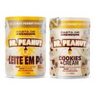 Kit 2 Pasta de amendoim Dr Peanut 250g Sabores Zero Açucares Sem Glúten 2 Unidades Experimente! Sabores:L. em pó e cooki Kit 2 Pasta de amendoim Dr Peanut 250g Sabores Zero Açucares Sem Glúten 2 Unidades Experimente! Sabores:L. em pó e cooki