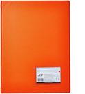 Kit 2 Pastas Cátalogo Laranja A4 Com 20 Envelopes Plásticos Acp