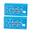 Kit 2 Pastilha Mentos Kiss Menta Sem Açúcar