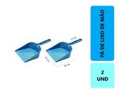 Kit 2 - Pazinha de Mão Pá de Lixo Plástica Reforçada