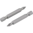 Kit 2 Pcs Bits Pontas Phillips Parafusadeira 1/4x50mm